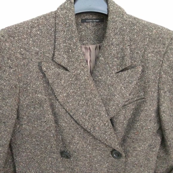 Jacket - Designer Double-Breasted Tweed - Picture 2 of 6